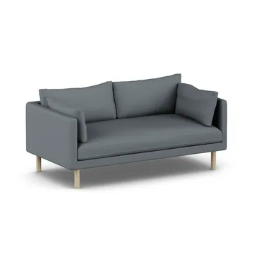 Linnevik divano - Same Blue 6678-rovere oliato bianco, 2 sedute, senza gonna - 1898