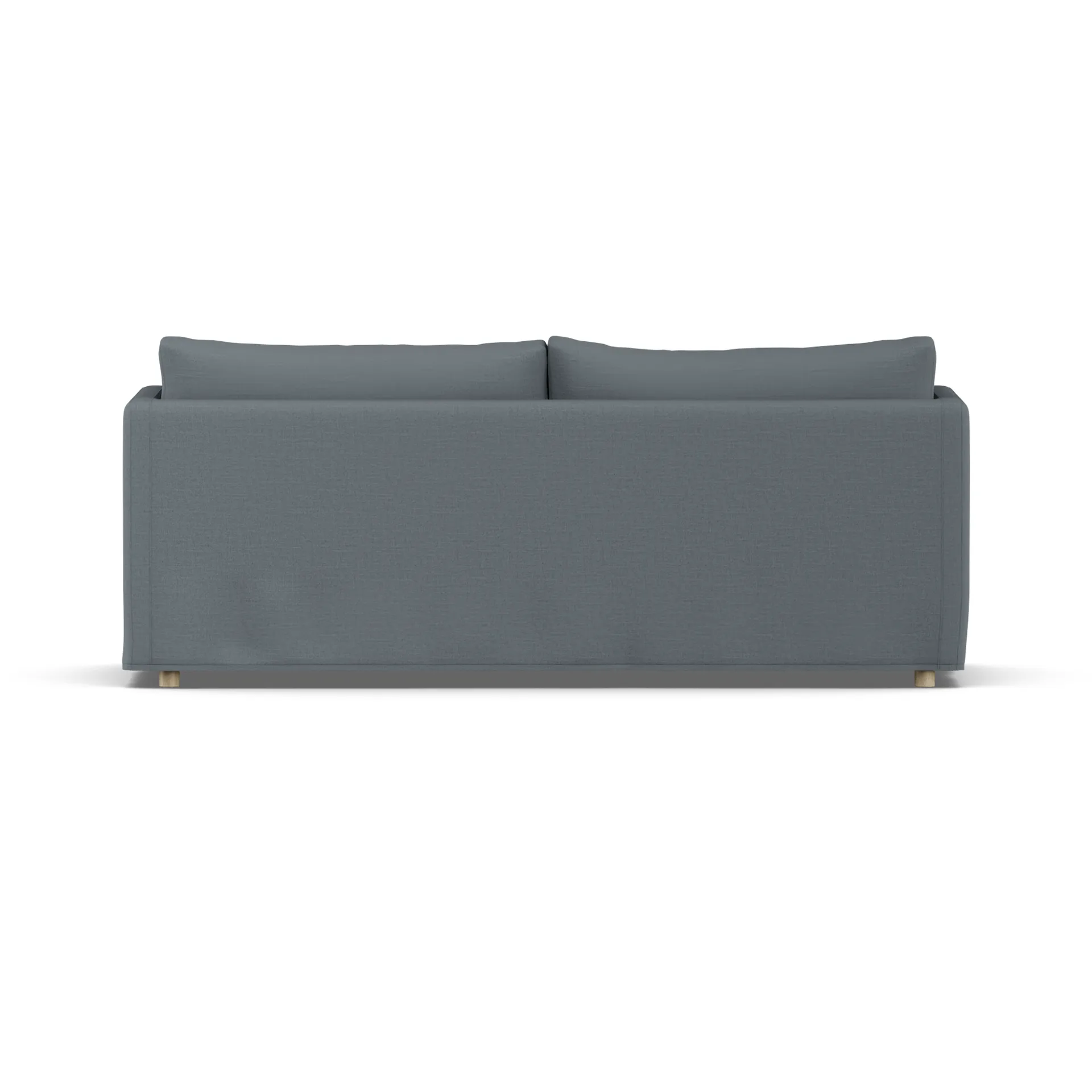 Linnevik divano, Same Blue 6678-rovere oliato bianco, 3 sedute, con gonna 1898