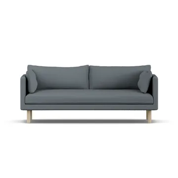 Linnevik divano - Same Blue 6678-rovere oliato bianco, 3 sedute, senza gonna - 1898