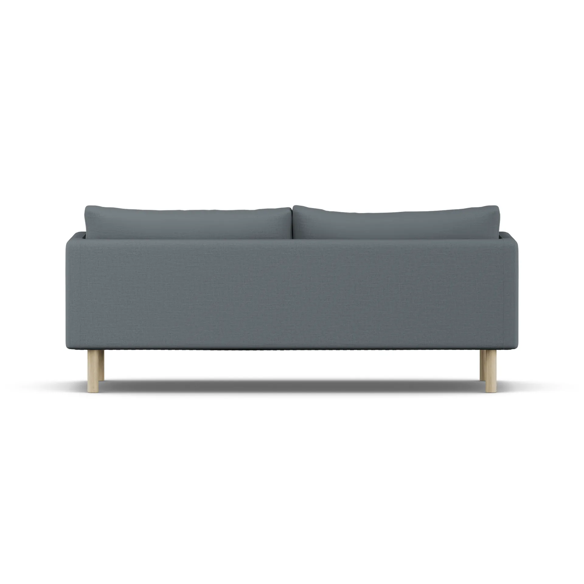 Linnevik divano, Same Blue 6678-rovere oliato bianco, 3 sedute, senza gonna 1898