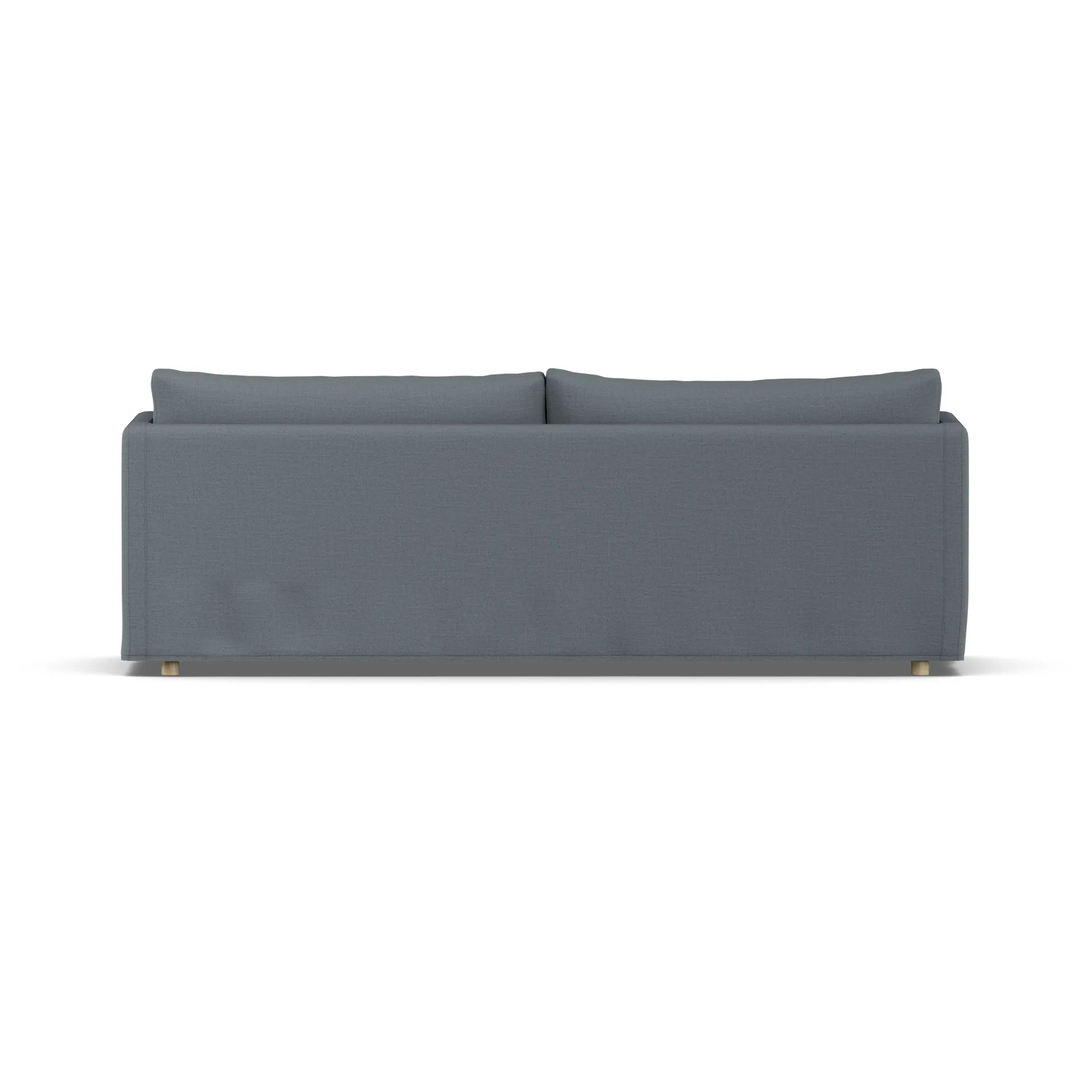 Linnevik divano, Same Blue 6678-rovere oliato bianco, 4 sedute, con gonna 1898