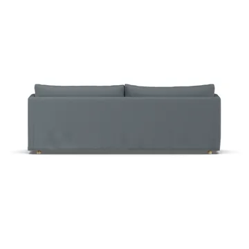 Linnevik divano - Same Blue 6678-rovere oliato bianco, 4 sedute, con gonna - 1898