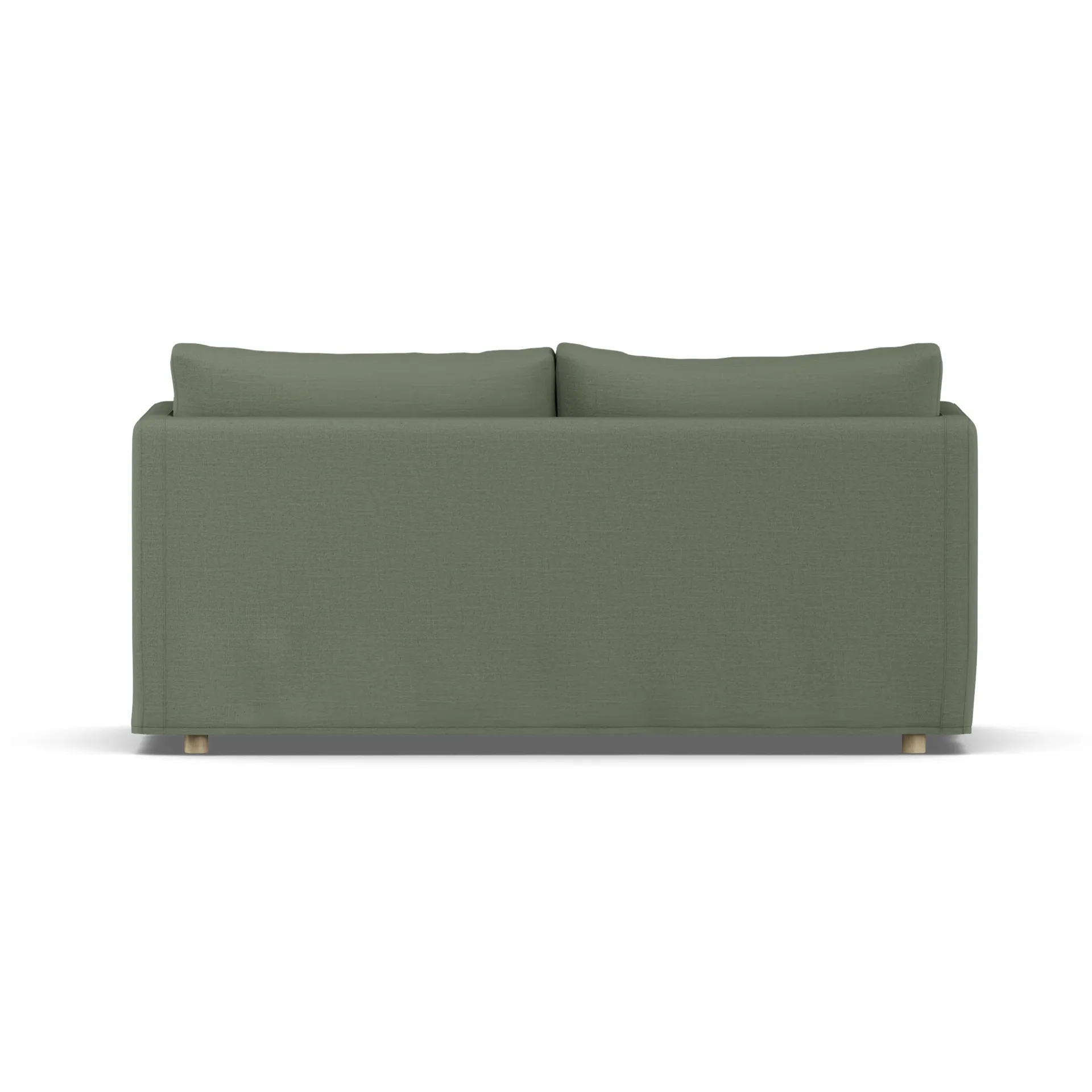 Linnevik divano, Same Forest 6677-rovere oliato bianco, 2 sedute, con gonna 1898