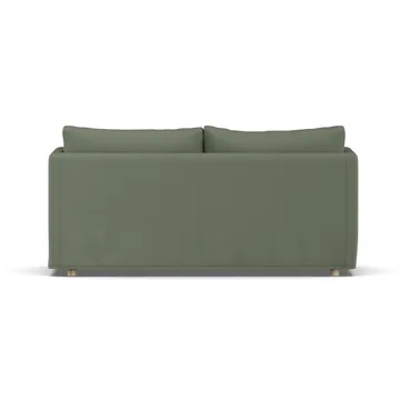 Linnevik divano - Same Forest 6677-rovere oliato bianco, 2 sedute, con gonna - 1898