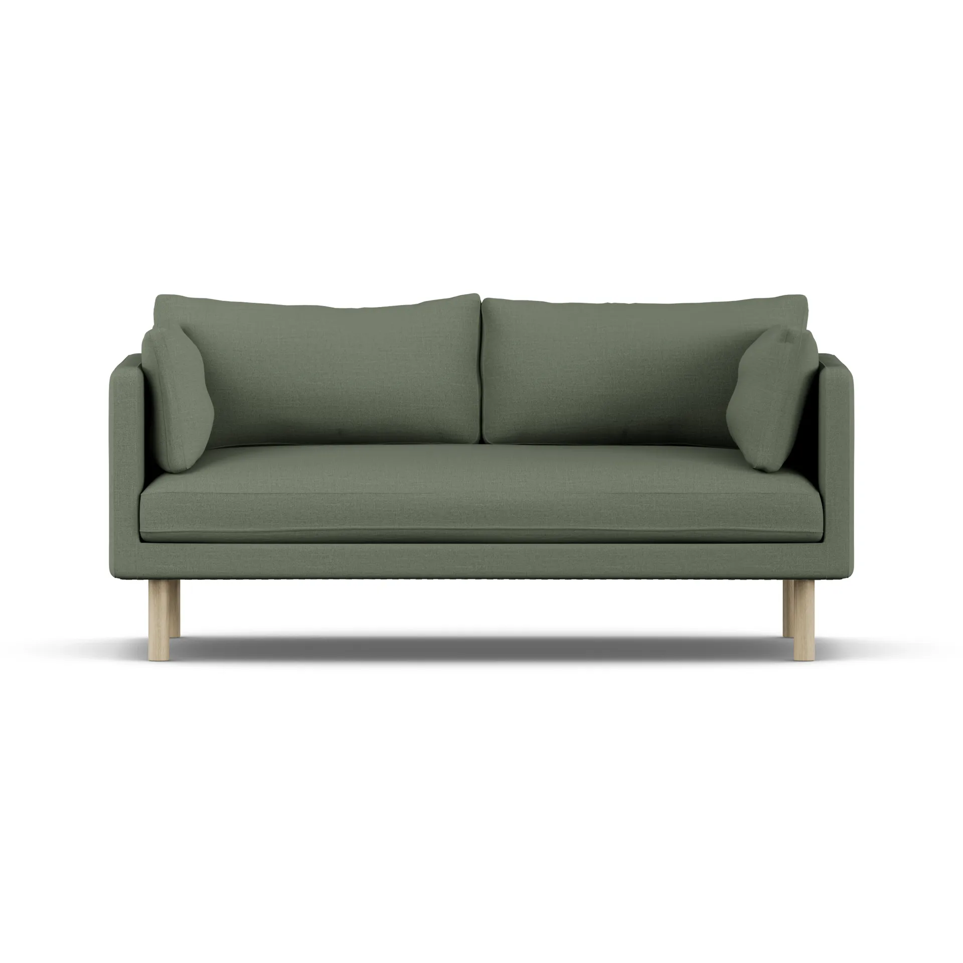 Linnevik divano, Same Forest 6677-rovere oliato bianco, 2 sedute, senza gonna 1898