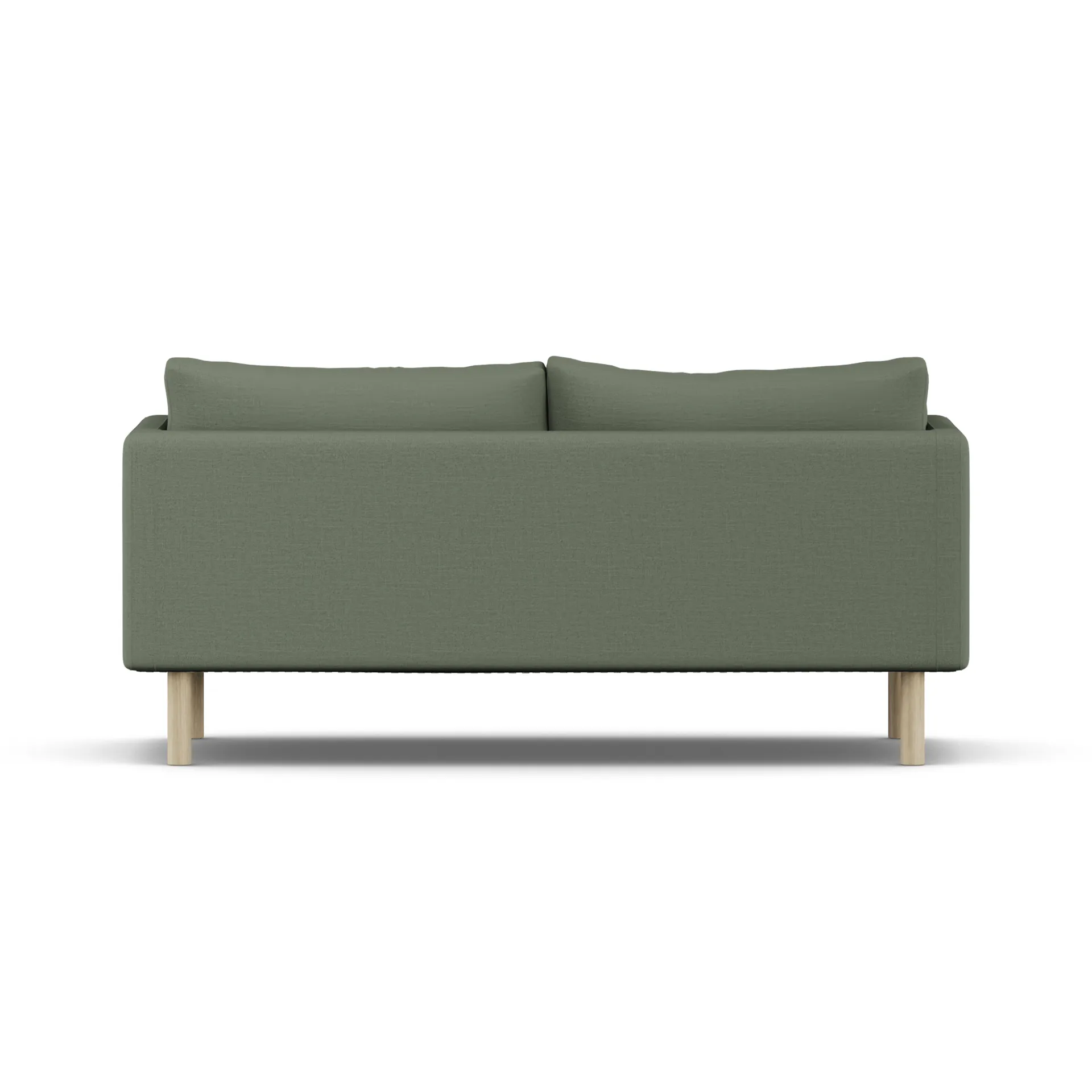 Linnevik divano, Same Forest 6677-rovere oliato bianco, 2 sedute, senza gonna 1898