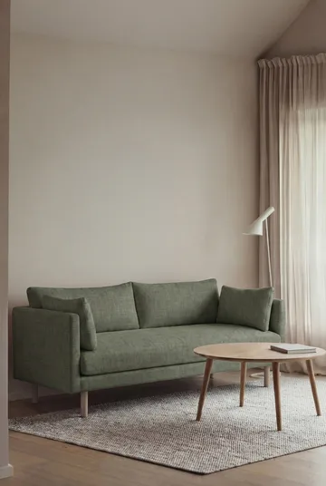Linnevik divano - Same Forest 6677-rovere oliato bianco, 2 sedute, senza gonna - 1898