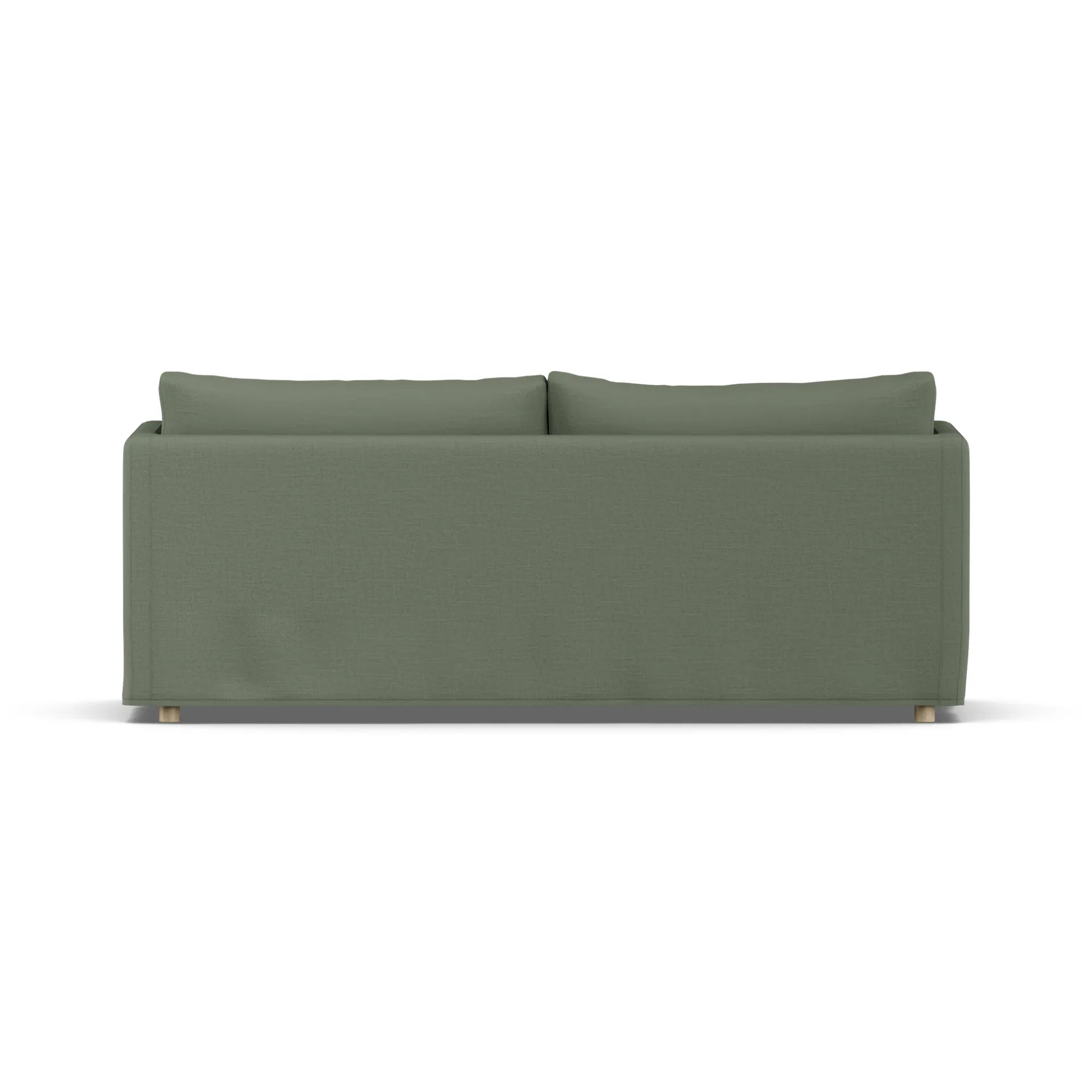 Linnevik divano, Same Forest 6677-rovere oliato bianco, 3 sedute, con gonna 1898