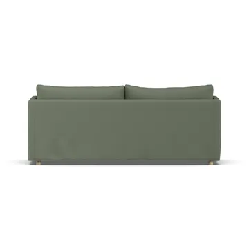 Linnevik divano - Same Forest 6677-rovere oliato bianco, 3 sedute, con gonna - 1898