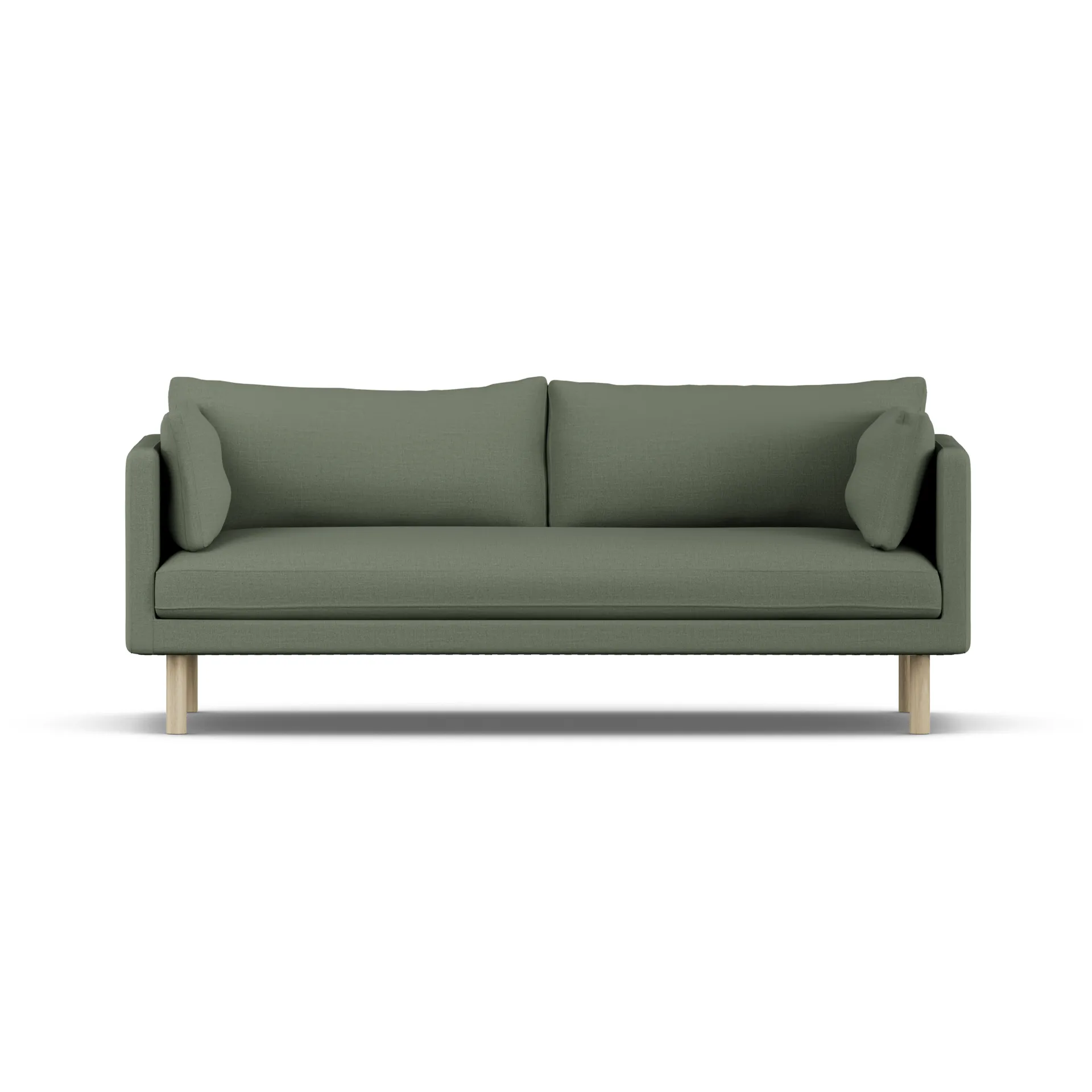 Linnevik divano, Same Forest 6677-rovere oliato bianco, 3 sedute, senza gonna 1898