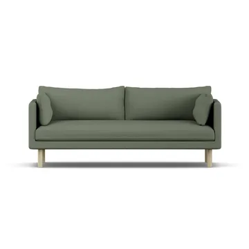 Linnevik divano - Same Forest 6677-rovere oliato bianco, 3 sedute, senza gonna - 1898