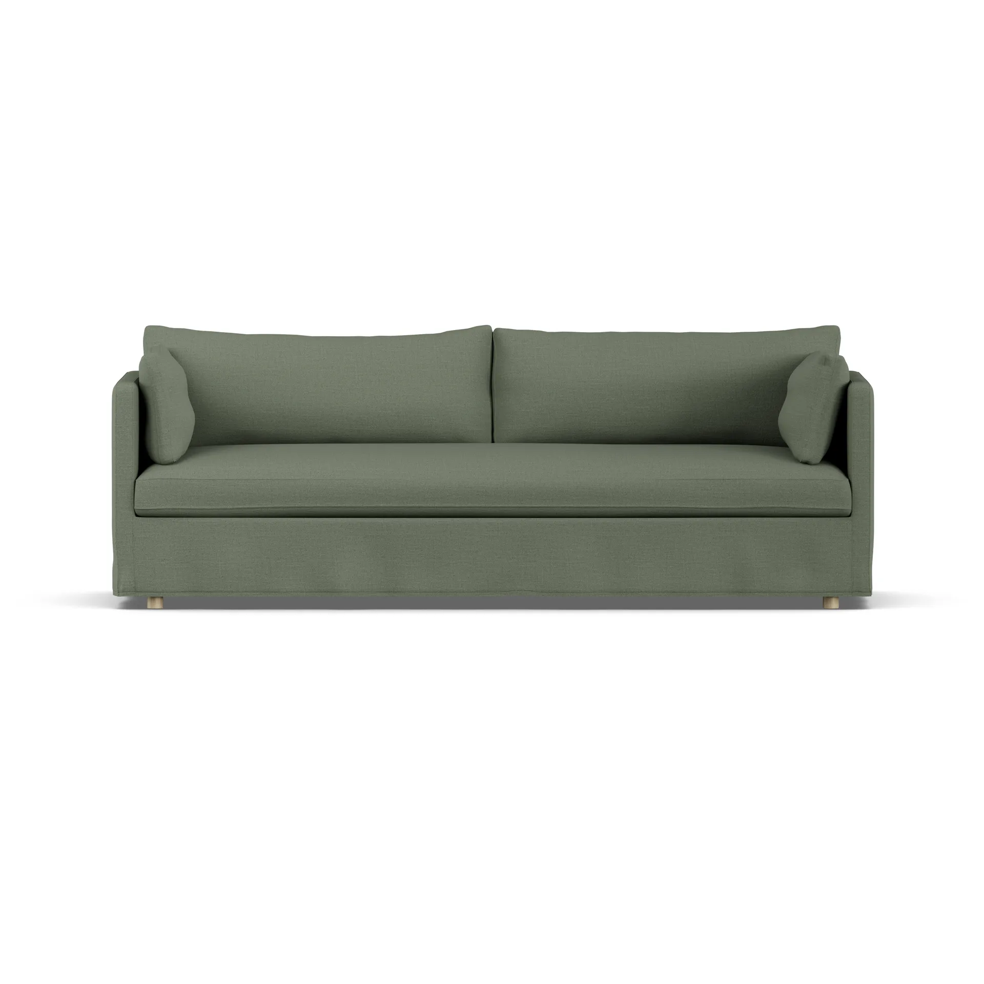 Linnevik divano, Same Forest 6677-rovere oliato bianco, 4 sedute, con gonna 1898