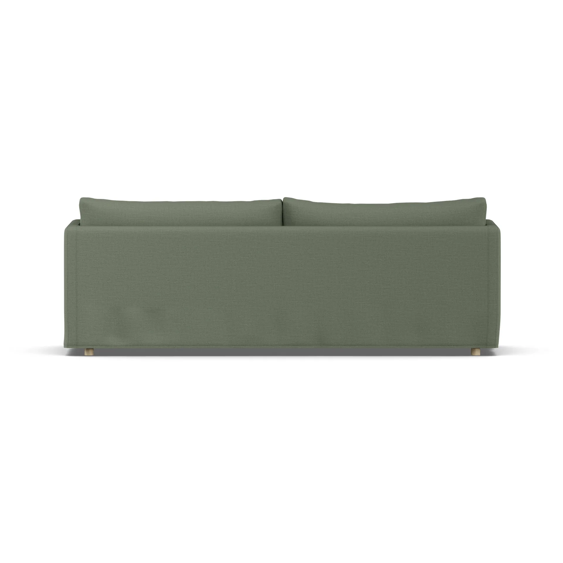 Linnevik divano, Same Forest 6677-rovere oliato bianco, 4 sedute, con gonna 1898