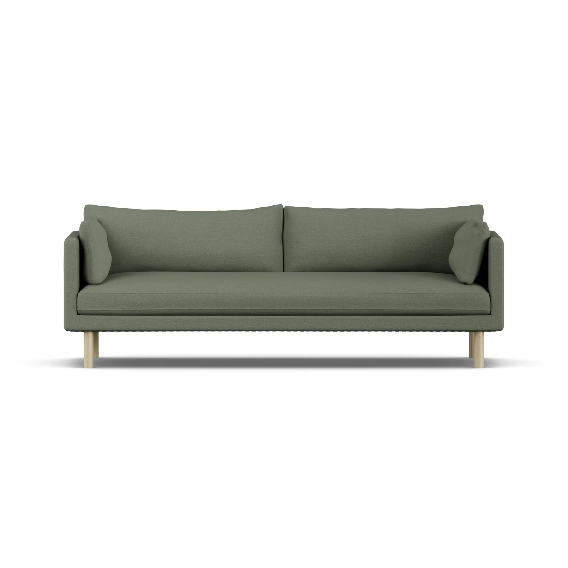 Linnevik divano, Same Forest 6677-rovere oliato bianco, 4 sedute, senza gonna 1898