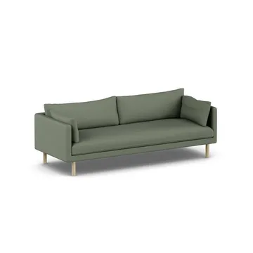 Linnevik divano - Same Forest 6677-rovere oliato bianco, 4 sedute, senza gonna - 1898