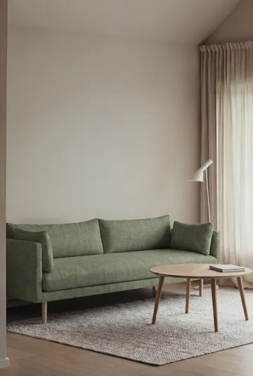 Linnevik divano - Same Forest 6677-rovere oliato bianco, 4 sedute, senza gonna - 1898
