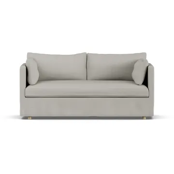 Linnevik divano - Same Grey 6673-rovere oliato bianco, 2 sedute, con gonna - 1898