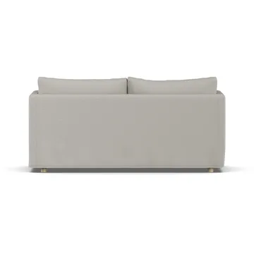 Linnevik divano - Same Grey 6673-rovere oliato bianco, 2 sedute, con gonna - 1898