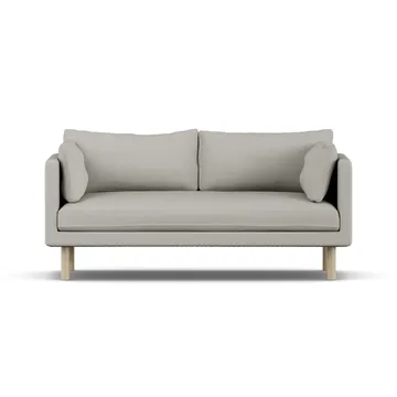 Linnevik divano - Same Grey 6673-rovere oliato bianco, 2 sedute, senza gonna - 1898
