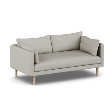 Linnevik divano - Same Grey 6673-rovere oliato bianco, 2 sedute, senza gonna - 1898