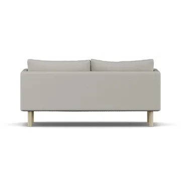 Linnevik divano - Same Grey 6673-rovere oliato bianco, 2 sedute, senza gonna - 1898