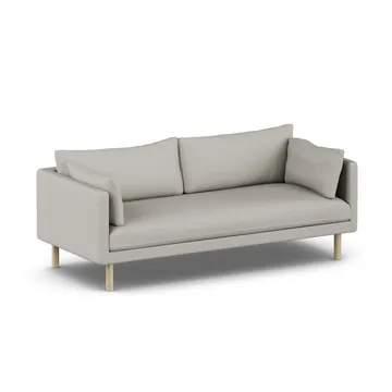 Linnevik divano - Same Grey 6673-rovere oliato bianco, 3 sedute, senza gonna - 1898