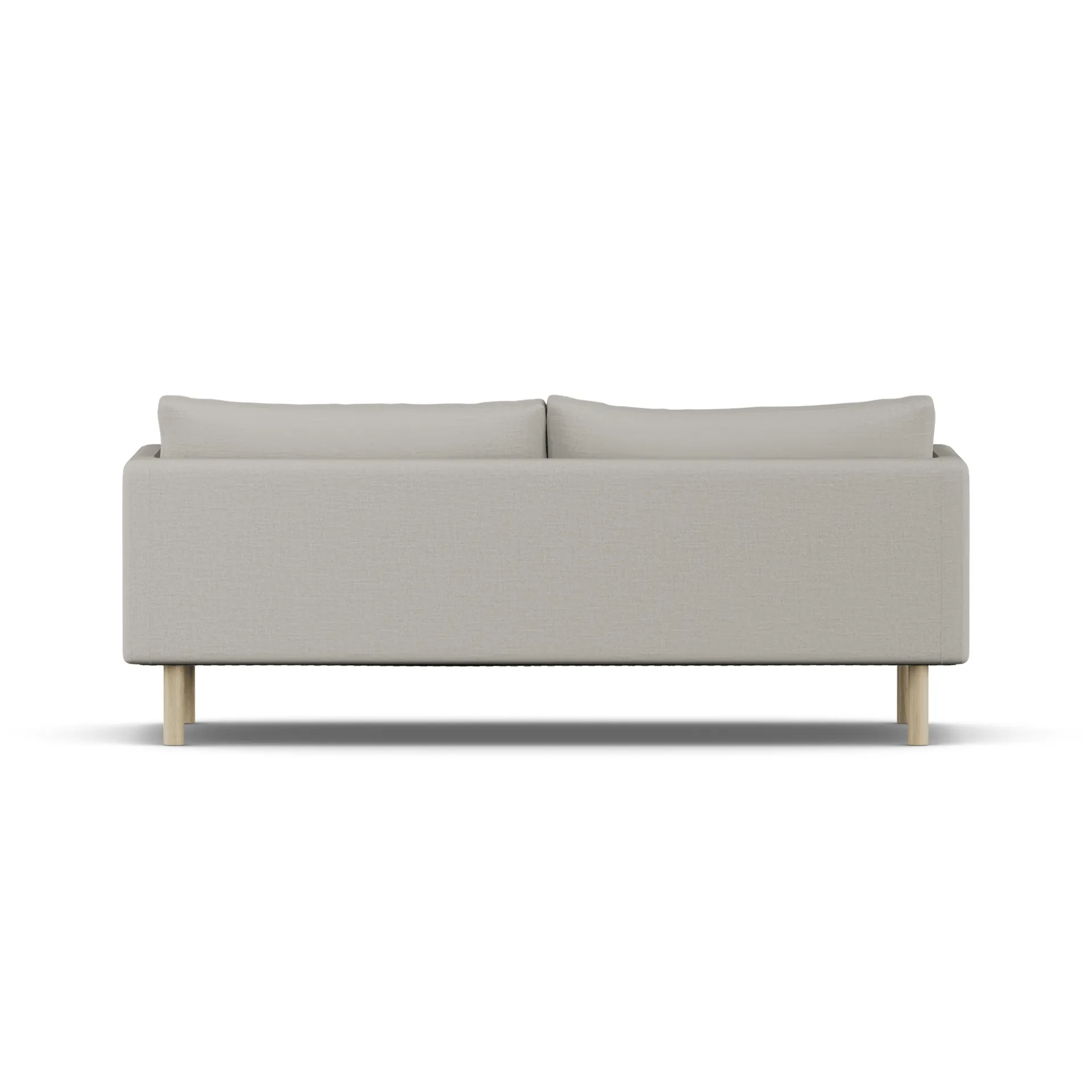 Linnevik divano, Same Grey 6673-rovere oliato bianco, 3 sedute, senza gonna 1898
