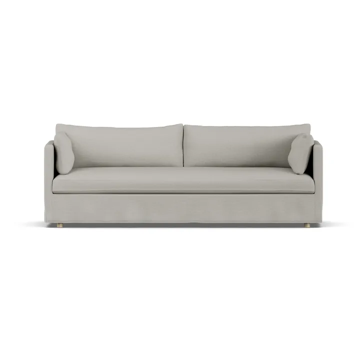 Linnevik divano - Same Grey 6673-rovere oliato bianco, 4 sedute, con gonna - 1898