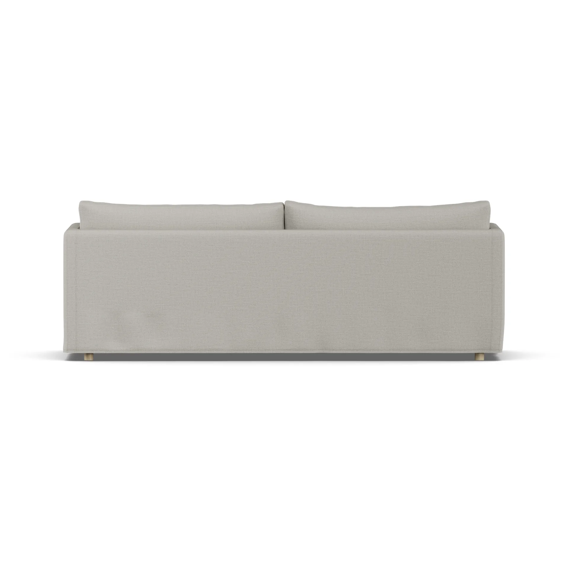 Linnevik divano, Same Grey 6673-rovere oliato bianco, 4 sedute, con gonna 1898