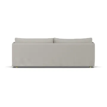 Linnevik divano - Same Grey 6673-rovere oliato bianco, 4 sedute, con gonna - 1898