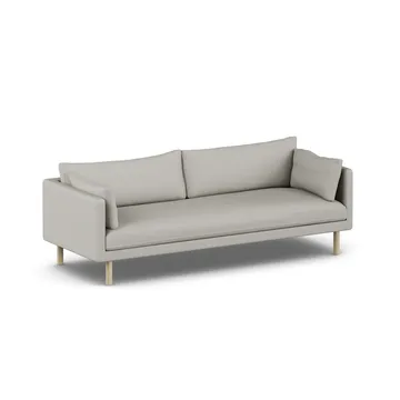 Linnevik divano - Same Grey 6673-rovere oliato bianco, 4 sedute, senza gonna - 1898