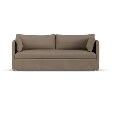 Linnevik divano - Same Mole 6674-rovere oliato bianco, 3 sedute, con gonna - 1898