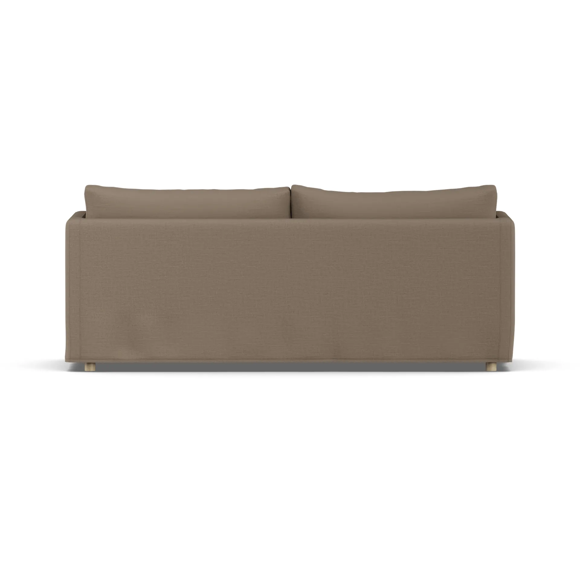 Linnevik divano, Same Mole 6674-rovere oliato bianco, 3 sedute, con gonna 1898