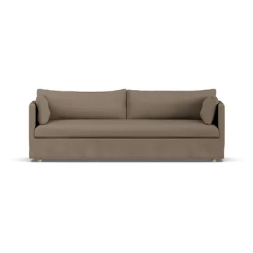 Linnevik divano - Same Mole 6674-rovere oliato bianco, 4 sedute, con gonna - 1898