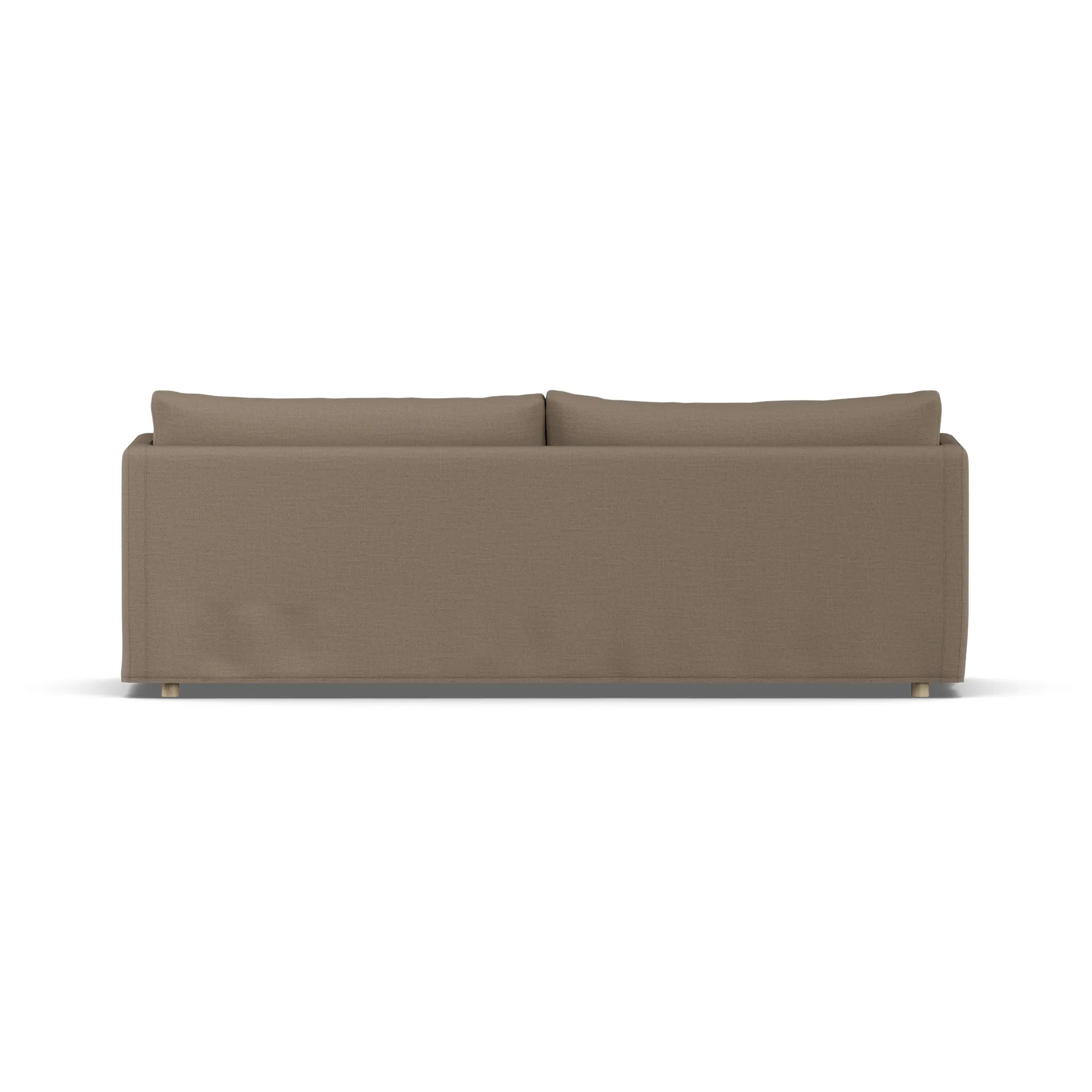 Linnevik divano, Same Mole 6674-rovere oliato bianco, 4 sedute, con gonna 1898