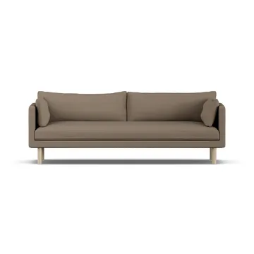 Linnevik divano - Same Mole 6674-rovere oliato bianco, 4 sedute, senza gonna - 1898