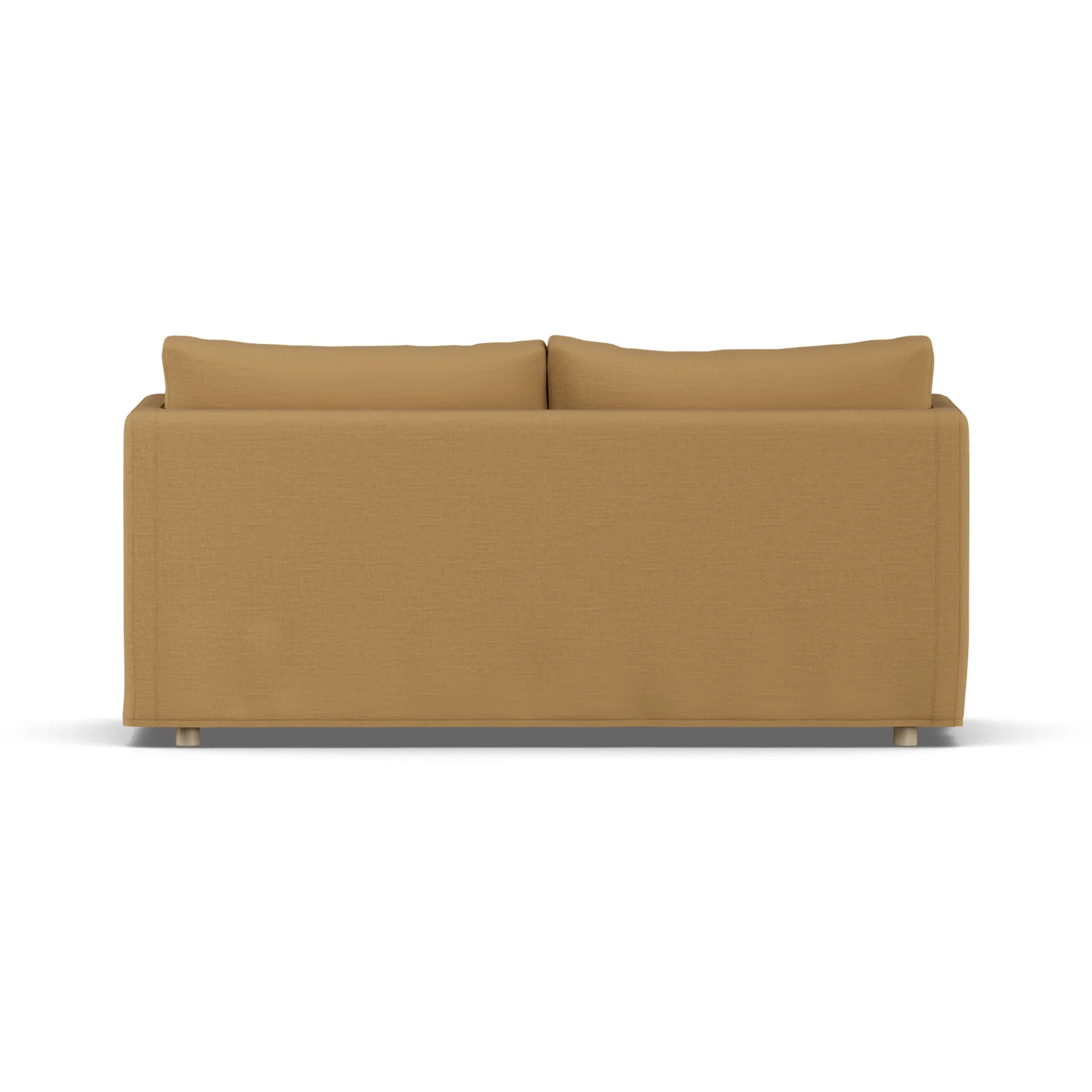 Linnevik divano, Same Ochre 6676-rovere oliato bianco, 2 sedute, con gonna 1898