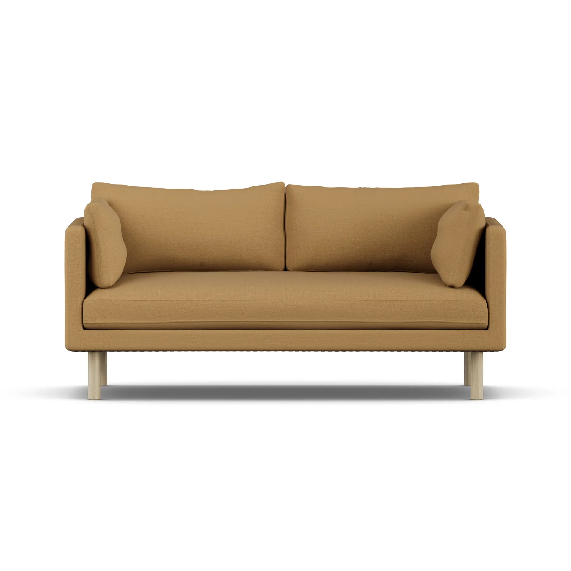 Linnevik divano, Same Ochre 6676-rovere oliato bianco, 2 sedute, senza gonna 1898