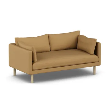 Linnevik divano - Same Ochre 6676-rovere oliato bianco, 2 sedute, senza gonna - 1898