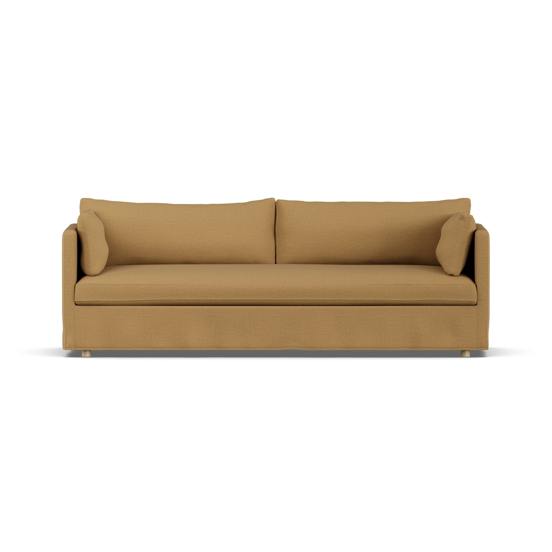 Linnevik divano, Same Ochre 6676-rovere oliato bianco, 4 sedute, con gonna 1898