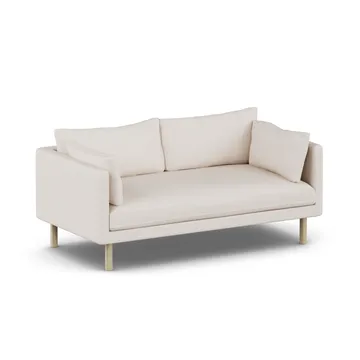 Linnevik divano - Same Off White 6671-rovere oliato bianco, 2 sedute, senza gonna - 1898