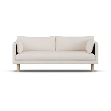 Linnevik divano - Same Off White 6671-rovere oliato bianco, 3 sedute, senza gonna - 1898