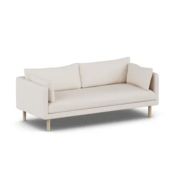 Linnevik divano - Same Off White 6671-rovere oliato bianco, 3 sedute, senza gonna - 1898