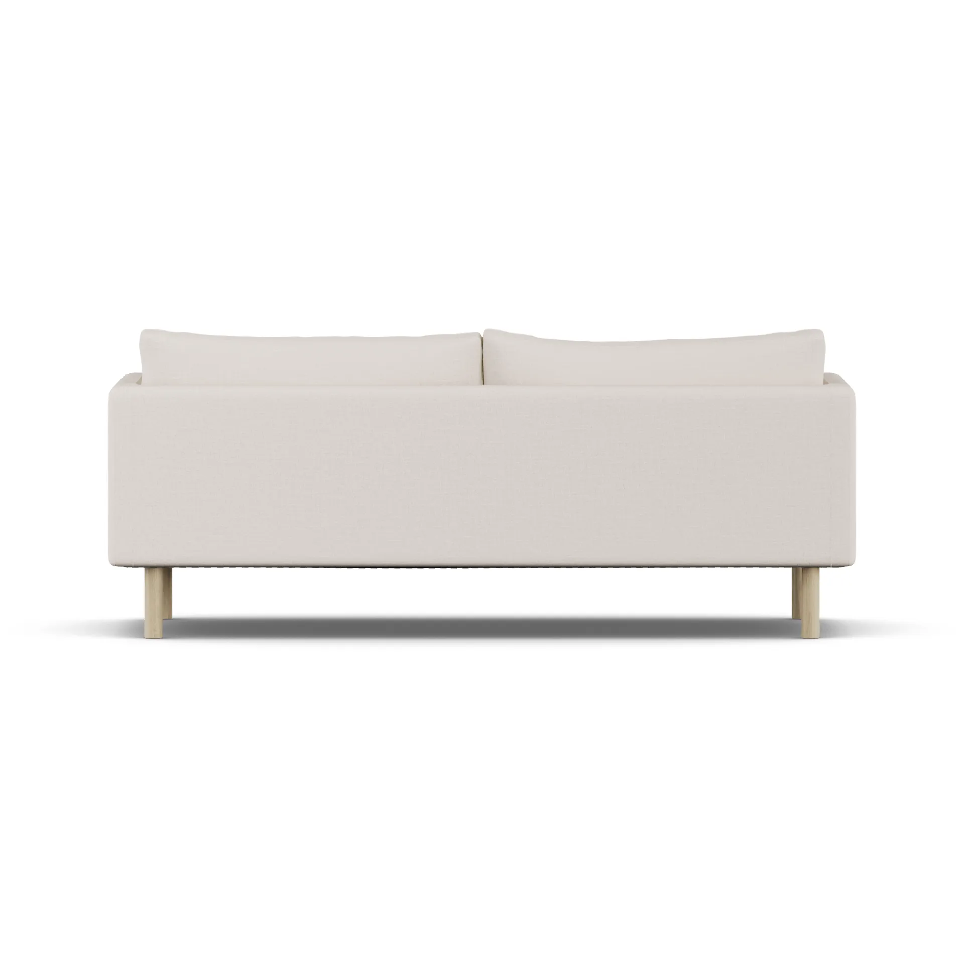 Linnevik divano, Same Off White 6671-rovere oliato bianco, 3 sedute, senza gonna 1898