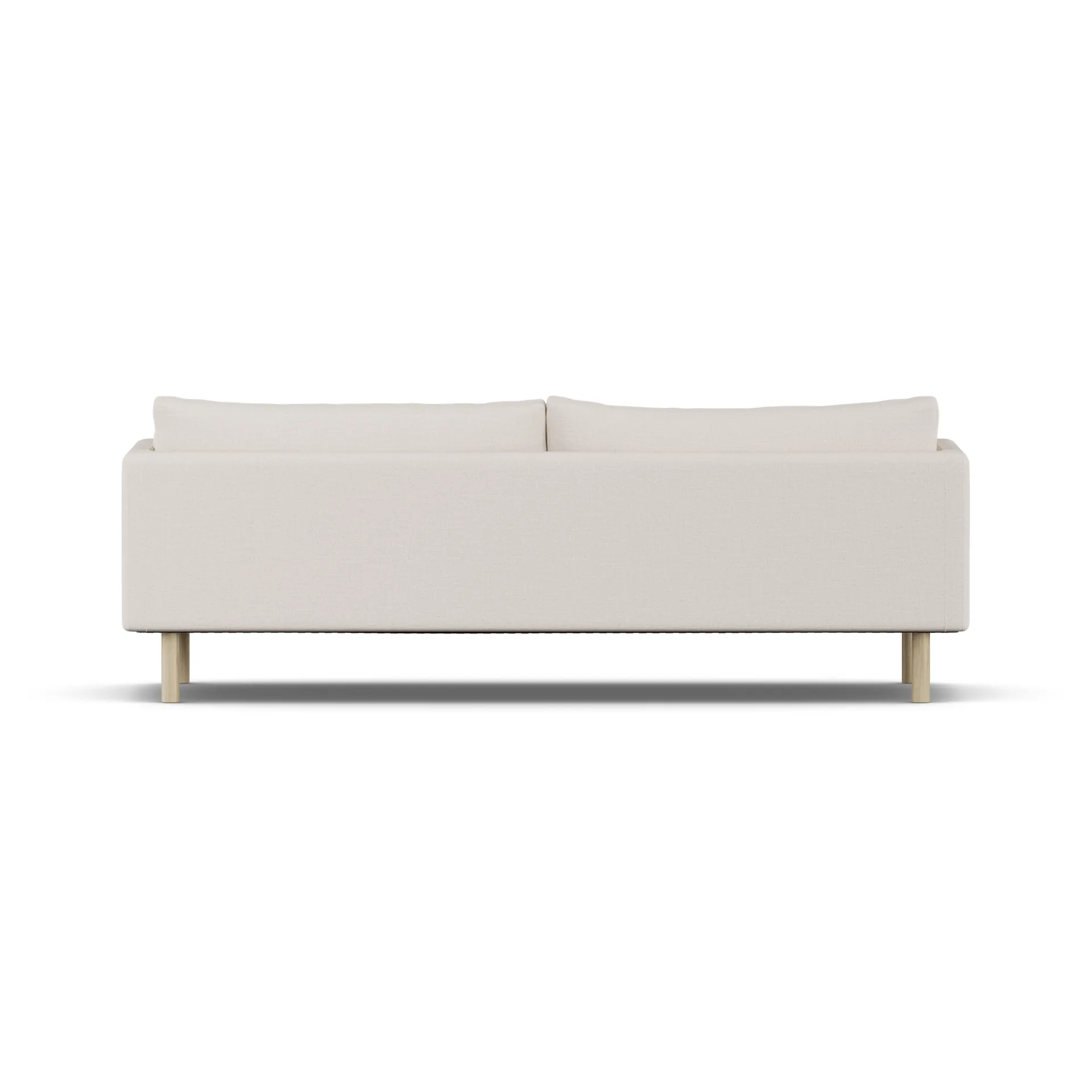 Linnevik divano, Same Off White 6671-rovere oliato bianco, 4 sedute, senza gonna 1898
