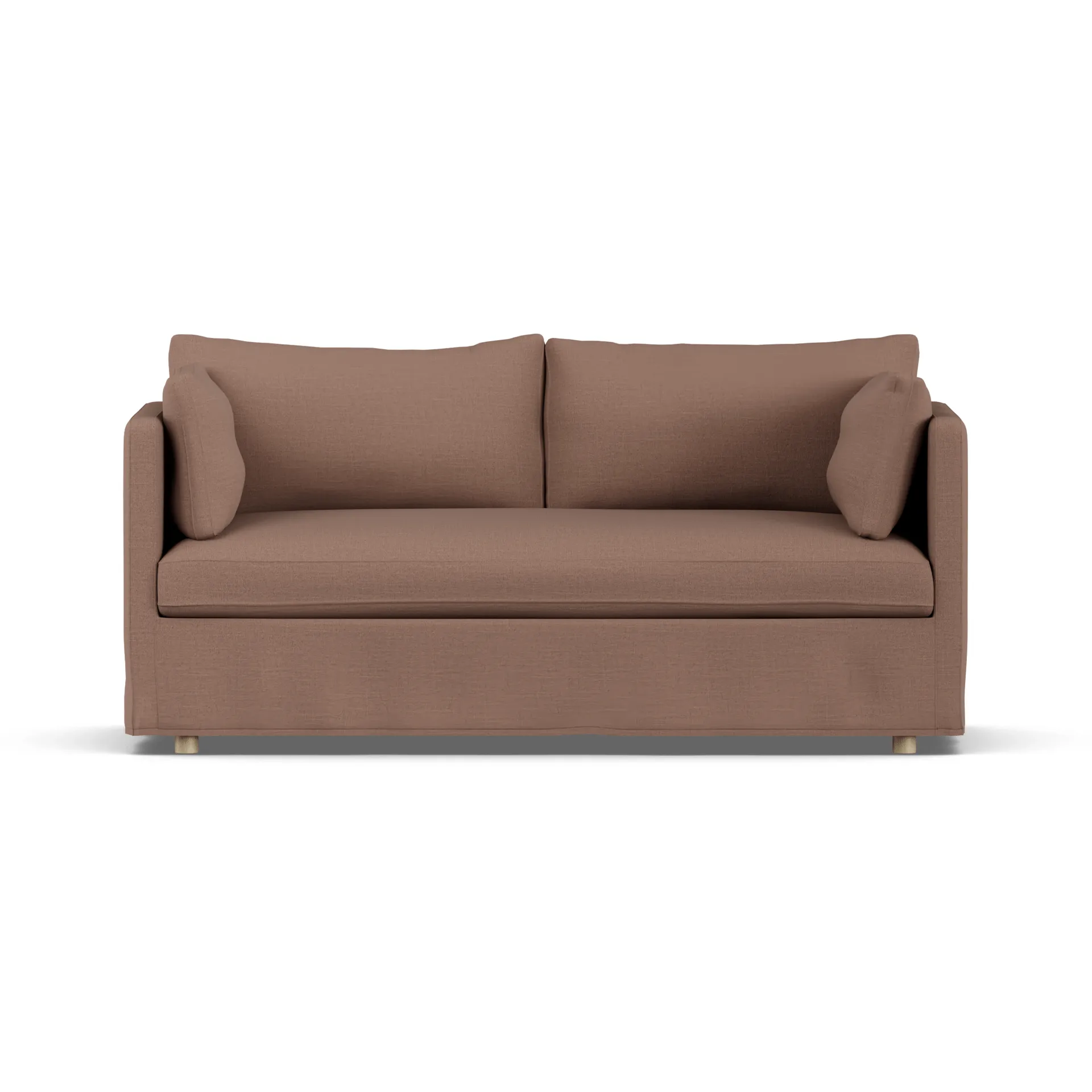 Linnevik divano, Same Rust 6675-rovere oliato bianco, 2 sedute, con gonna 1898