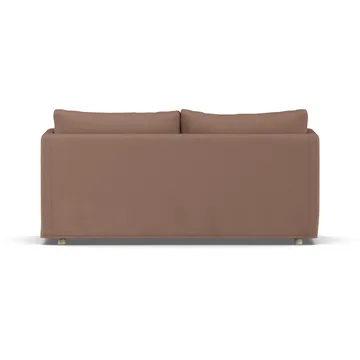 Linnevik divano - Same Rust 6675-rovere oliato bianco, 2 sedute, con gonna - 1898