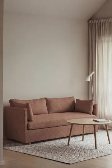 Linnevik divano - Same Rust 6675-rovere oliato bianco, 2 sedute, con gonna - 1898
