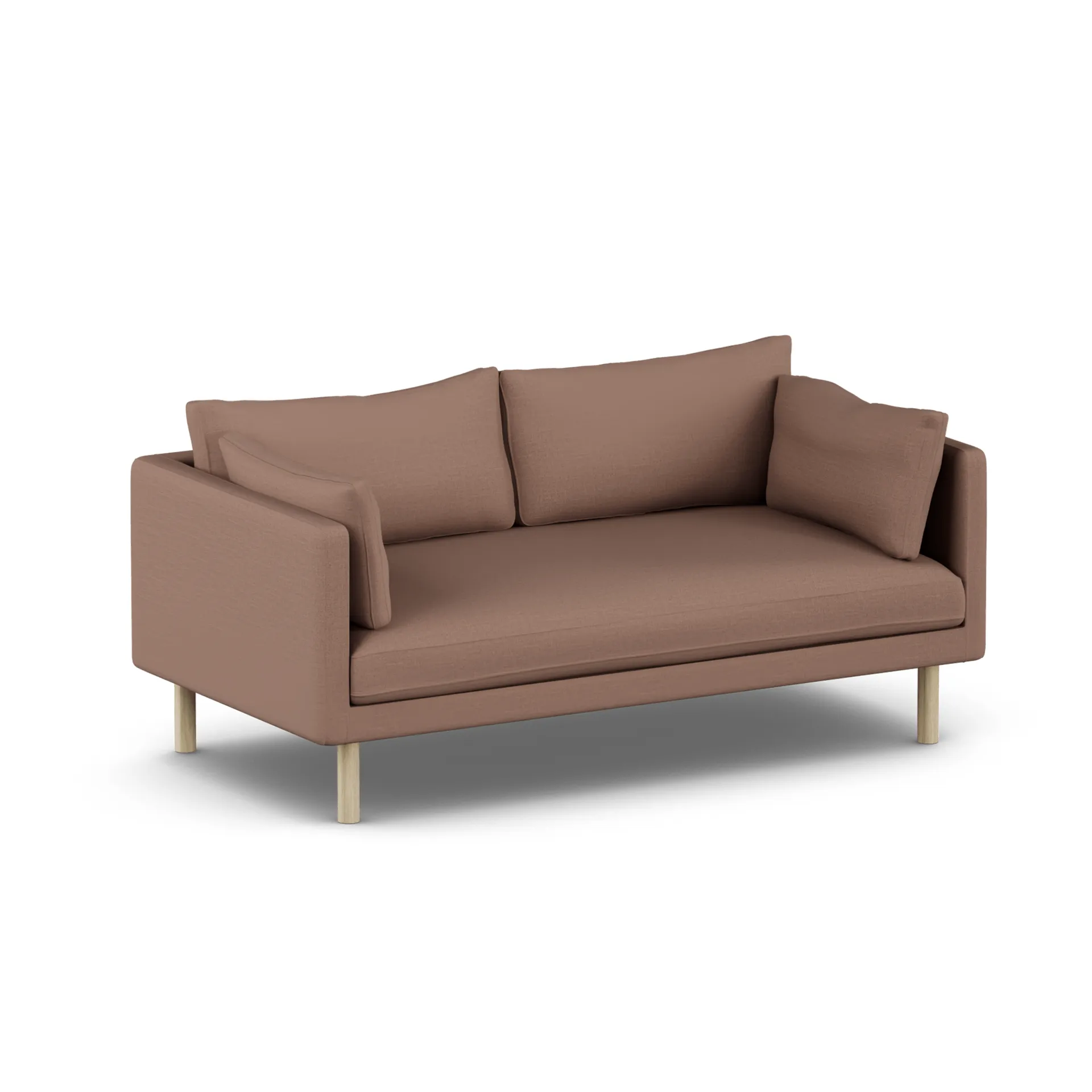 Linnevik divano, Same Rust 6675-rovere oliato bianco, 2 sedute, senza gonna 1898