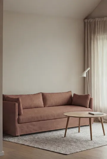 Linnevik divano - Same Rust 6675-rovere oliato bianco, 4 sedute, con gonna - 1898